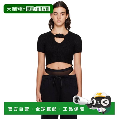 1h可退 香港直邮潮奢 Alexander Wang 亚历山大 王 女士 黑色镂空
