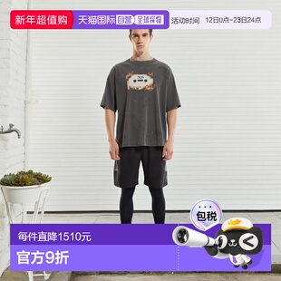 1h可退 日本直邮SAINT Mxxxxxx 男士宽松纯棉短袖T恤 起毛复古设