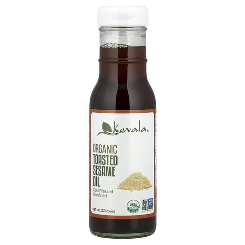 香港直发Kevala有机烘焙芝麻油烤制冷榨无麸质美味236ml