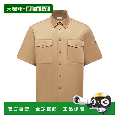 香港直邮MONCLER 男士衬衫 K20912F00008598QH248 AW2025休闲风
