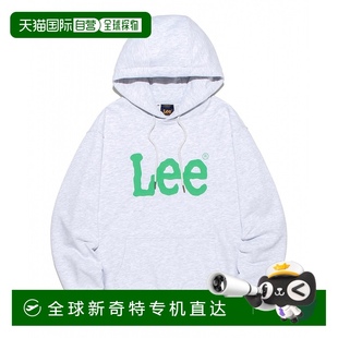 徽标连帽衫 1小时内可退 Twitch 韩国直邮LEE 浅高档休闲百搭 Big