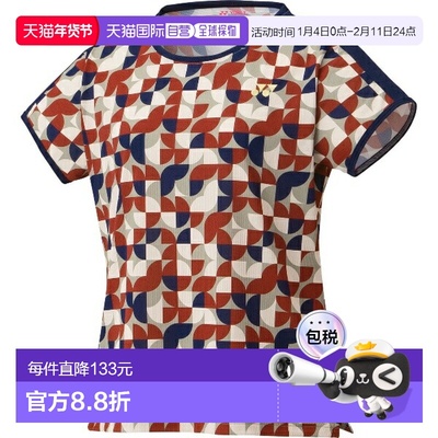 日本直邮尤尼克斯女士网球比赛服短袖20903-575