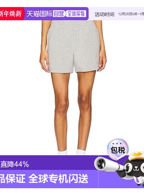 香港直邮ANINE BING 女士 灰色 Kam Framed Monogram 短裤 A05106