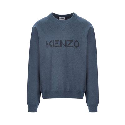 KENZO 蓝色男士针织衫/毛衣 FB65PU6333LB-77