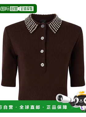 香港直邮PINKO 女士针织毛衣 105745A2S4L99 AW2025 深棕色 Emili