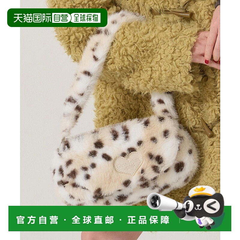 1h可退 日本直邮TINA:JOJUN 女装 仿毛绒迷你包 双面图案设计 tnj