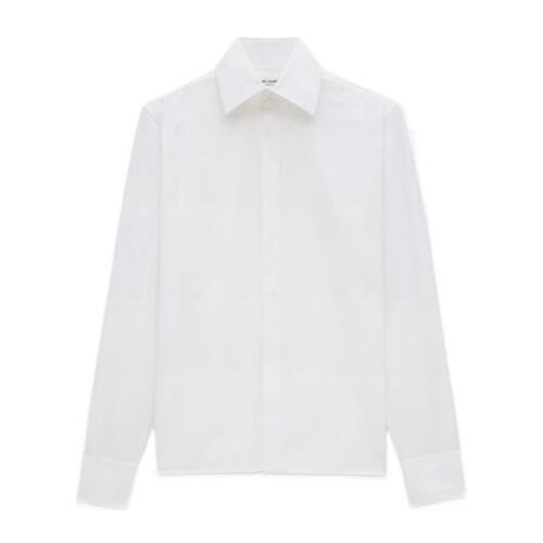 Saint Laurent CASSANDRE 棉府绸衬衫 793321Y1H48