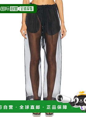 香港直邮KHAITE 女士 Trenton 欧根纱裤子 3160343休闲裤阔腿裤