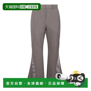 棕色混纺喇叭长裤 1h可退 WOO 女士 06624629 香港直邮Sacai