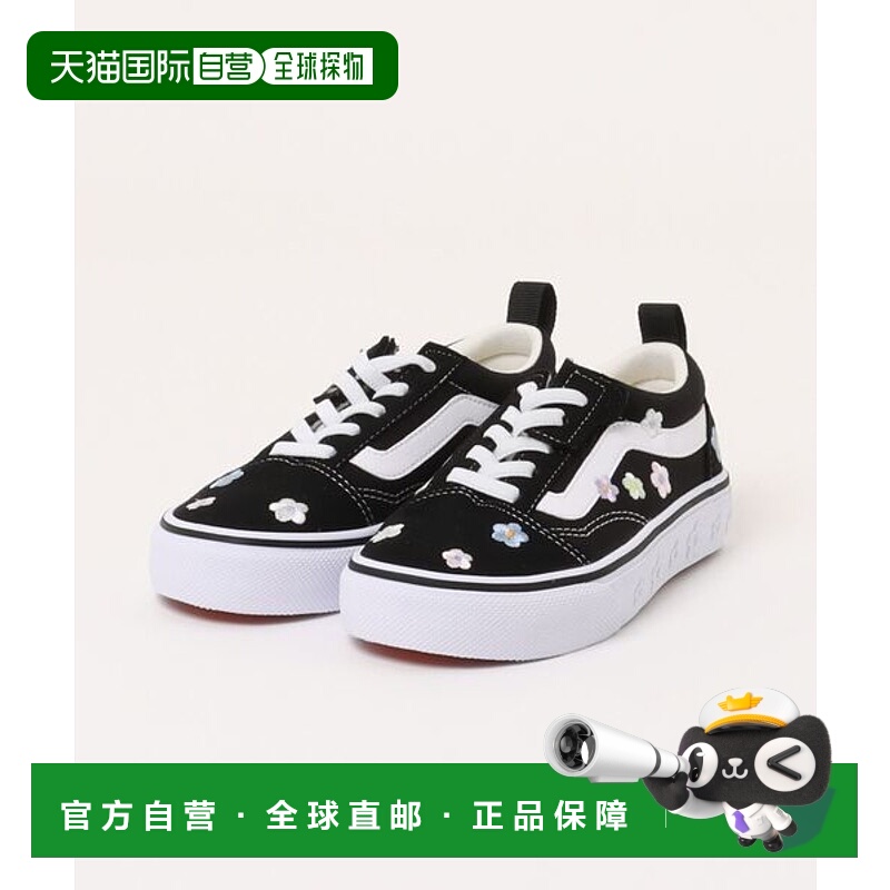 日本直邮VANS 17 - 22(H) OLD SKOOL V36PS EB.FLW BLK/WHT/FLW