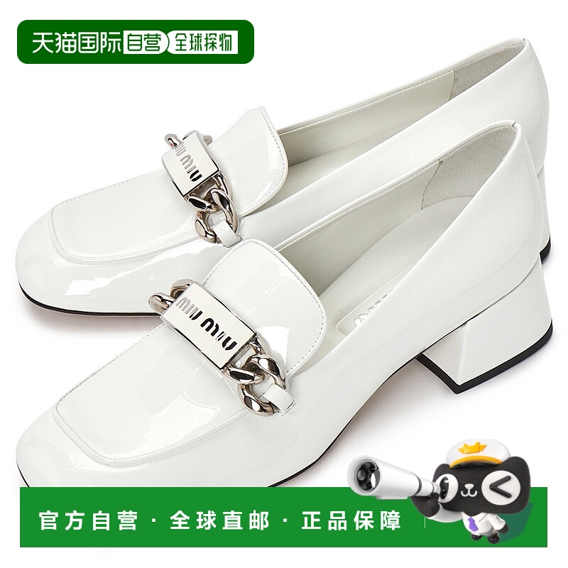 1h可退 韩国直邮缪缪 5D951D 069 F0009 女士 豆豆鞋女鞋高跟鞋