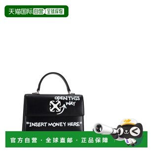 1h可退 香港直邮off-white 女士 JITNEY 1.4 QUOTE - WHIT 手提黑
