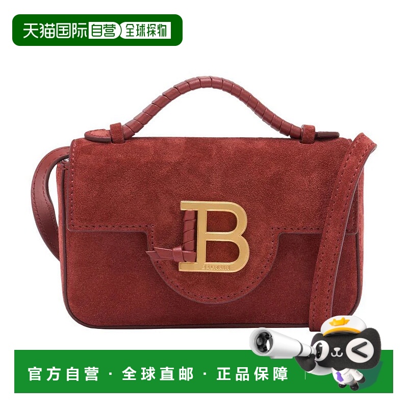 1h可退 香港直邮BALMAIN 女士手提包 FN0DG811LCRA AW2025 红色 B