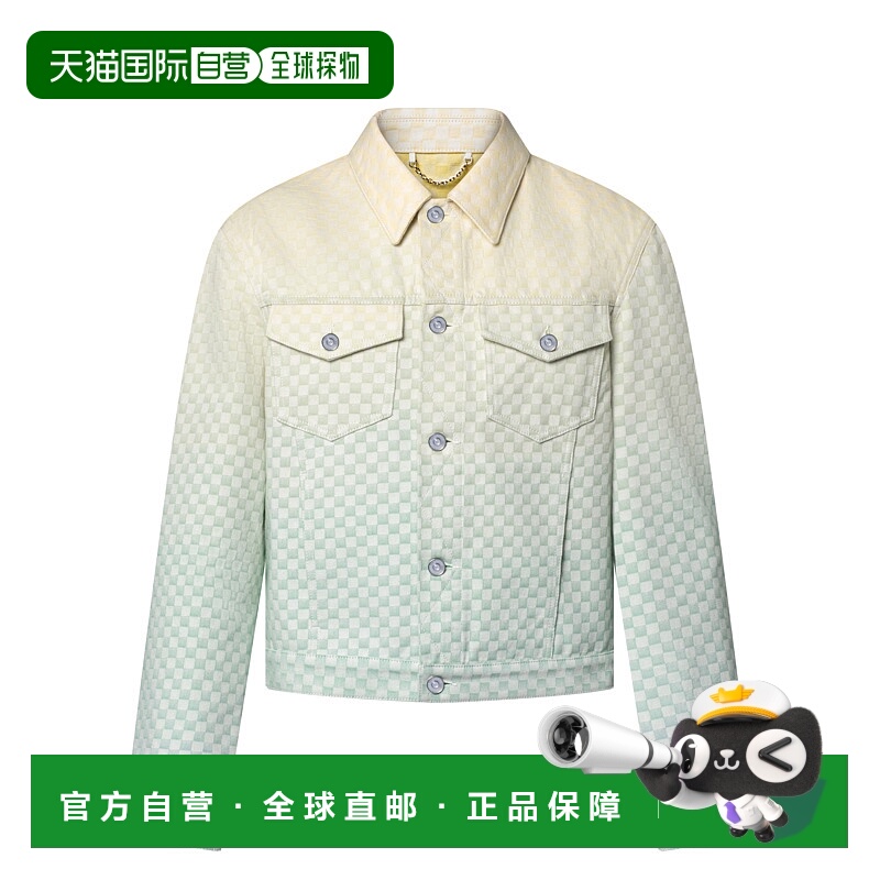 1h可退 欧洲直邮LV (2025新品) Damier 渐变提花牛仔夹克