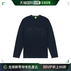 香港直邮Hugo Boss男士T恤黑色日常简约TOGNUS-1011034001-410