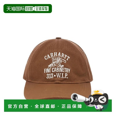 韩国直邮CARHARTT WIP 25 FW Calhart WIP 徽标刺绣鸭舌帽 I03474