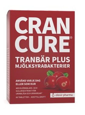 欧洲直邮北欧药房Elexir Cran Cure蔓越莓乳酸菌益生菌60粒
