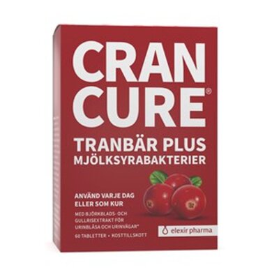 欧洲直邮北欧药房Elexir Cran Cure蔓越莓乳酸菌益生菌60粒