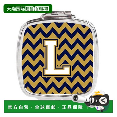 自营 Carolines Treasures CJ1057-LSCM 字母 L 雪佛龙海军正品