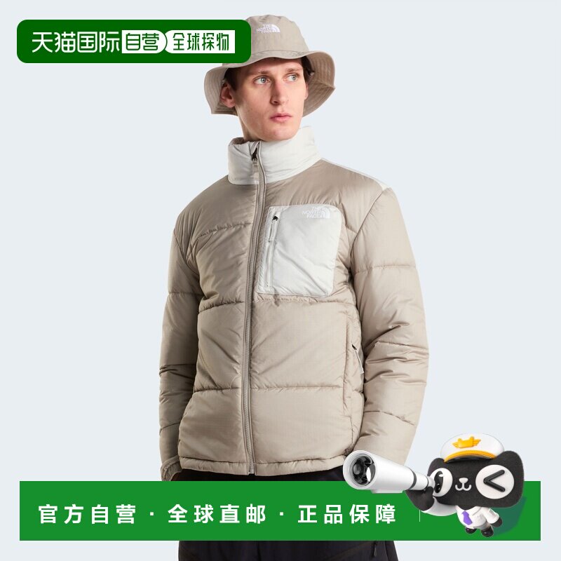 自营欧洲直邮The North Face北面 男士石板灰/积云白聚酯纤维保暖