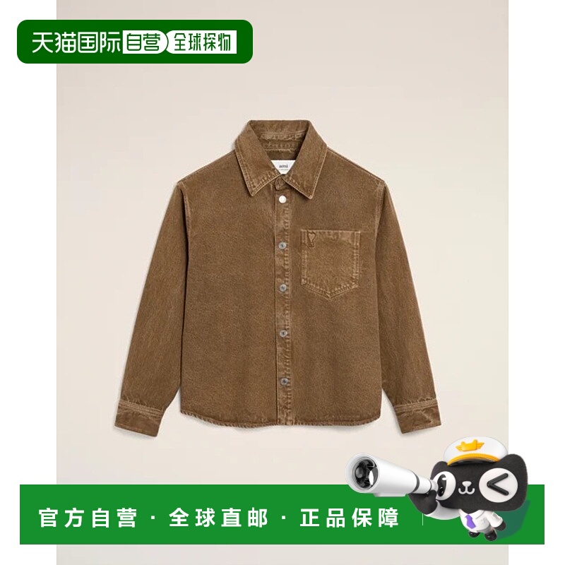 1h可退 香港直邮Ami Paris 男士 Ami De Coeur 衬衫式衬衫 UJK788