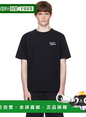 1h可退 香港直邮潮奢 MAISON KITSUNE 男士 黑色 Handwriting Com