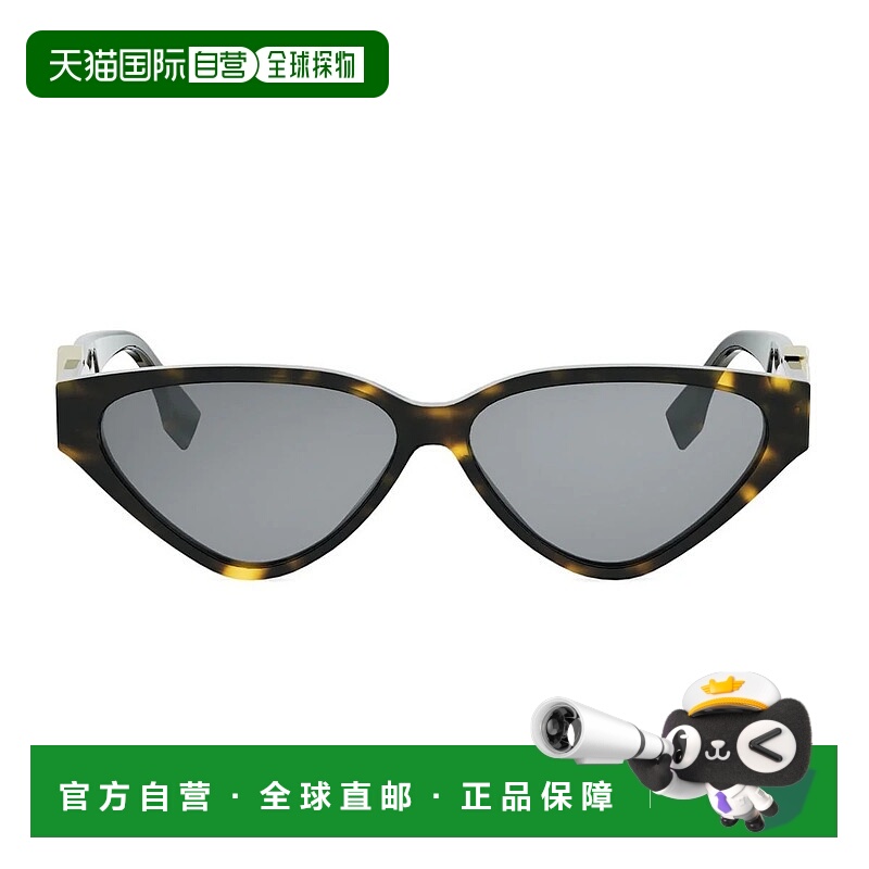 1h可退 香港直邮FENDI 女士眼镜 19DU5CX0A17090 AW2026 棕色 Fen