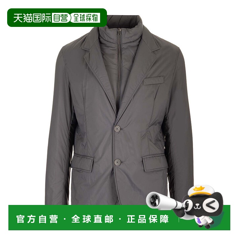 1h可退 香港直邮HERNO 男士西服 GA000168U9480 CO 灰色 长袖休闲