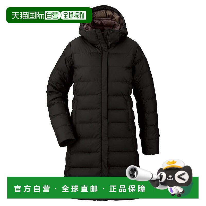 日本直邮MONTBELL 女士旅行羽绒长款外套 [1101550]轻薄羽绒服