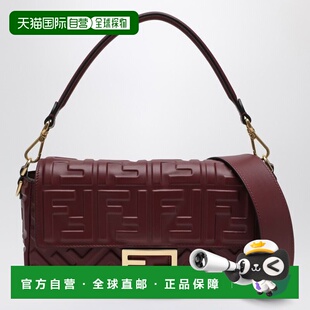 香港直邮FENDI 女士斜挎包 8BR600AT57F1CGF CO 红色 'Baguette®'