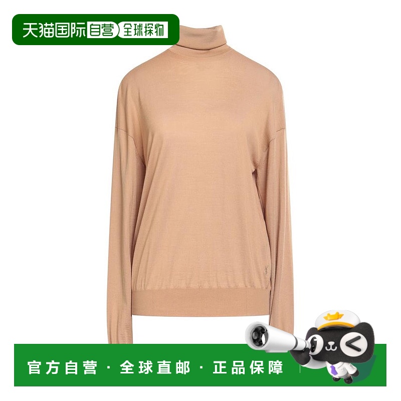 1h可退 【美国直邮】SAINT LAURENT 高领毛衣 女士针织羊毛长袖无
