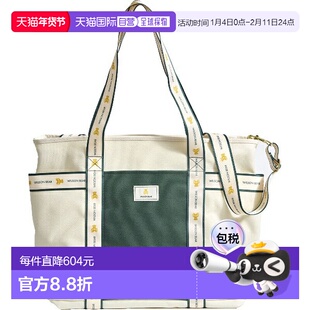 日本直邮Wilson BEAR JPN COLLECTION TOTE 绿色网球手提包 WR804