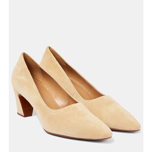 潮奢 The Row 女士 Marta 65 绒面革浅口鞋 000954