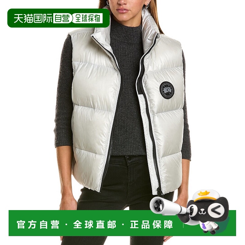 自营canada goose加拿大鹅赛普拉斯羽绒背心-棕色 美国奥莱直发