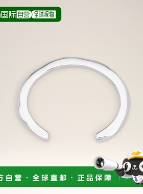 自营欧洲直邮AMI 沙丘银质小号黄铜手镯配饰