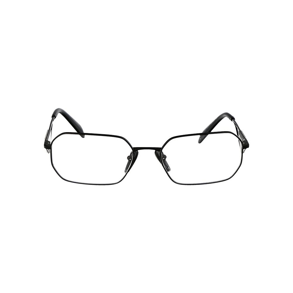 PRADA 女士太阳镜 0PRA53V1AB1O1 SS2025 黑色 Glasses