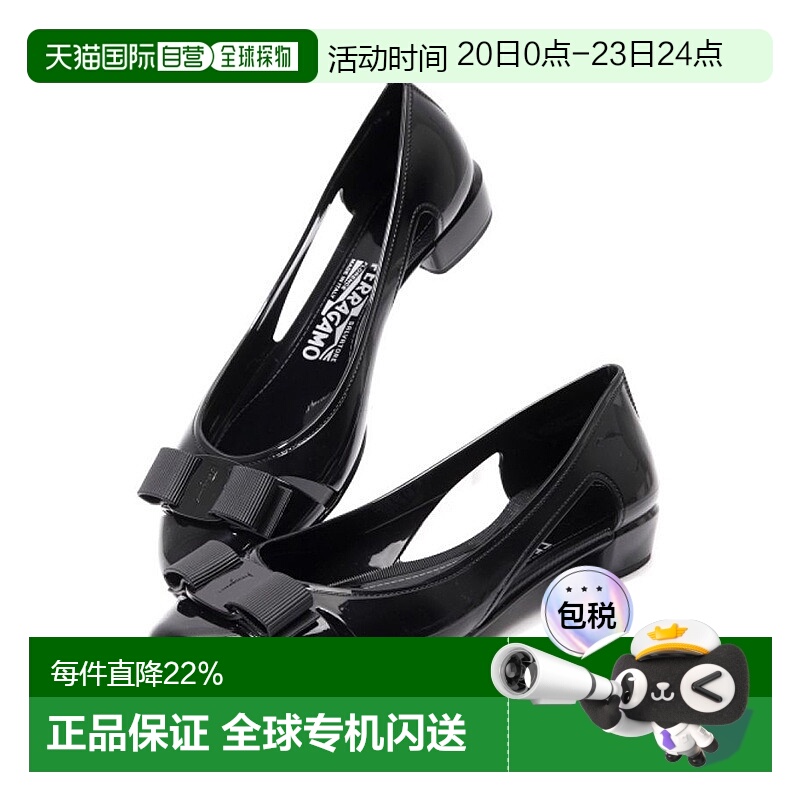 韩国直邮Salvatore Ferragamo菲拉格慕休闲鞋女款726363黑色浅口