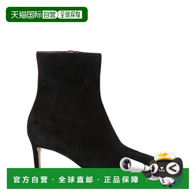 自营salvatore ferragamoImogen Suede Ankle Boot - black 美国