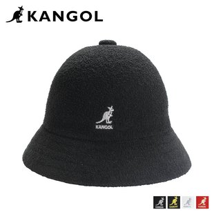 男女遮阳渔夫帽袋鼠帽 BUCKET 日本直邮KANGOL COTTON
