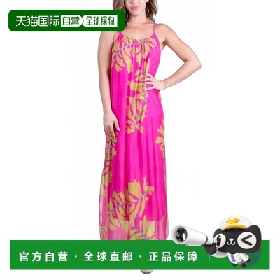 自营gigi modaVenus Foglia热粉色连衣裙 美国奥莱直发