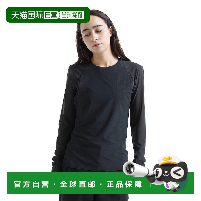 1h可退 日本直邮Y-3 女士紧身网眼T恤 JD1455