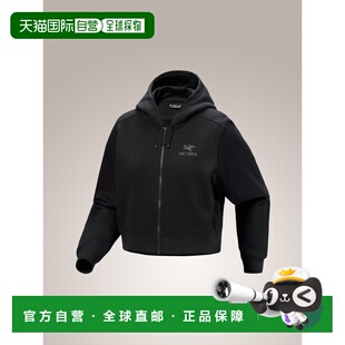 加拿大直邮 始祖鸟Emblem 女士抓绒连帽短款拉链外套