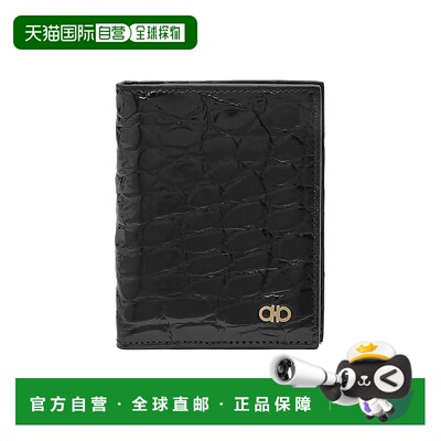 香港直邮Salvatore Ferragamo Gancini 信用卡夹卡包 661452