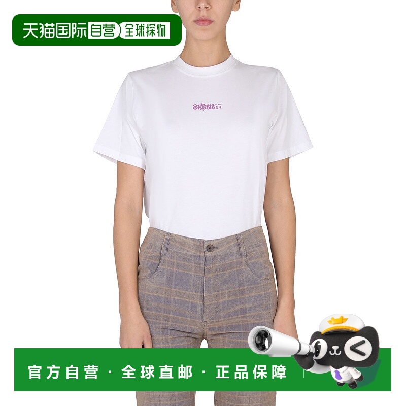 1h可退 香港直邮Mcq Alexander Mcqueen 麦昆 女士 带LogoT恤 624