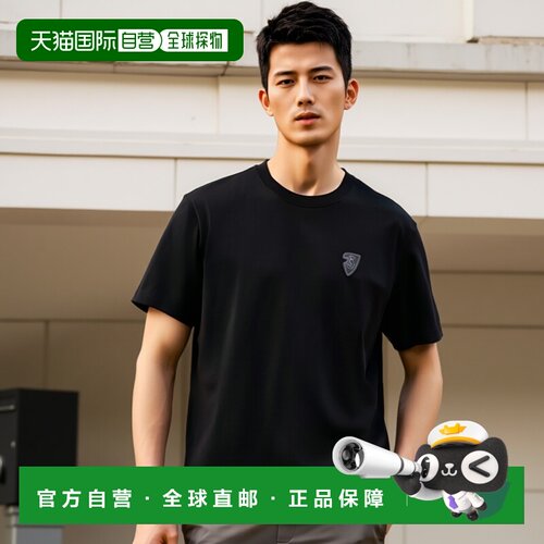 香港直邮BURBERRY 男士T恤 8104906A1189 SS2025 黑色 Short slee