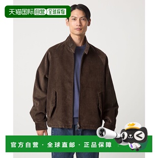 1h可退 日本直邮BARACUTA 男士宽松廓形灯芯绒G4飞行员夹克双拉链