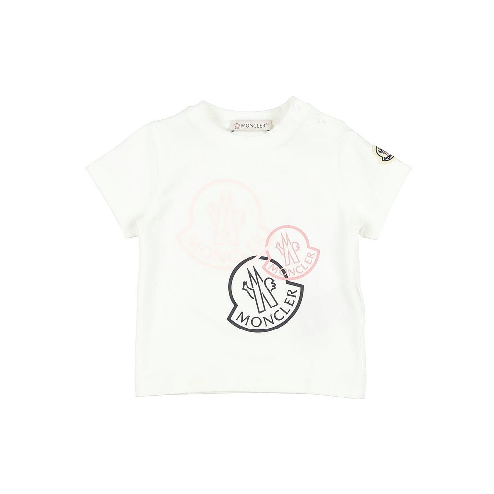 潮奢 Moncler 盟可睐 婴儿 T恤童装 beige米色 舒适时尚