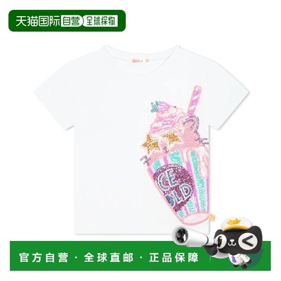 自营Billieblush Milkshake Graphic T-Shirt - white 美国奥莱直
