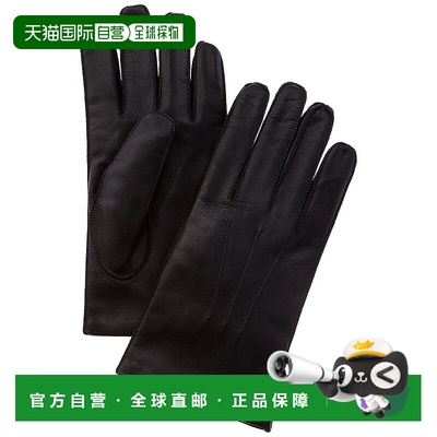 自营Portolano Tech Leather Gloves - black 美国奥莱直发手套