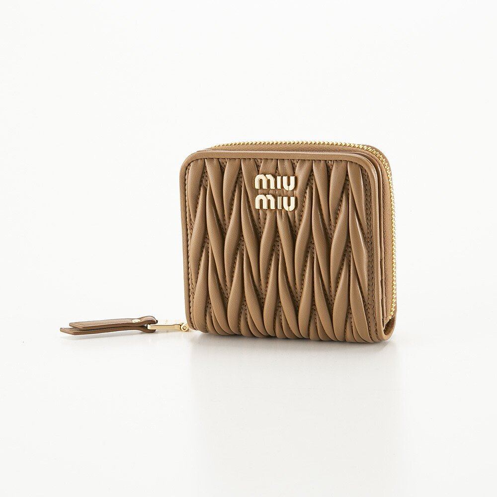 日本直邮Miu Miu 折叠钱包 MATELASSE 5ML522 2FPP